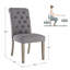 Chaise d'appoint rembourrée et capitonnée Ameriga-501825899-501879742
