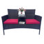 Darrett Wicker Outdoor Bench-1375991460