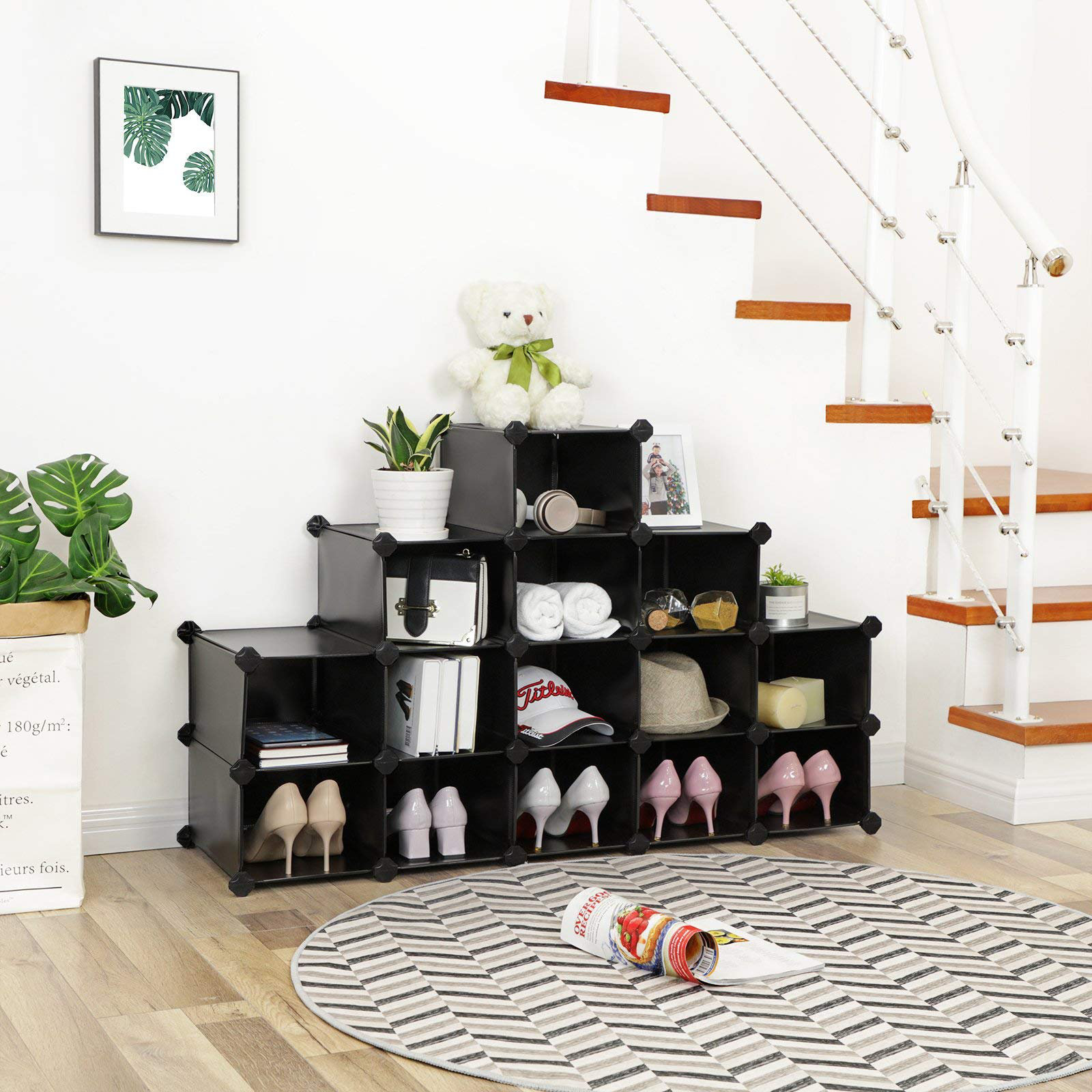 Rebrilliant 15 Pair Shoe Rack - Wayfair Canada