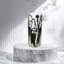 Matias Ceramic Freestanding Umbrella Stand – Glazed Distressed Finish, Weather Resistant, Perfect for Indoor & Outdoor