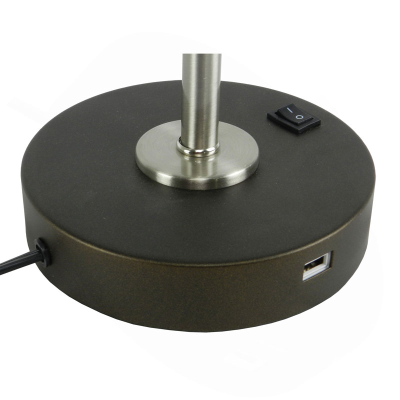 15" LED W/USB Port Desk Lamp