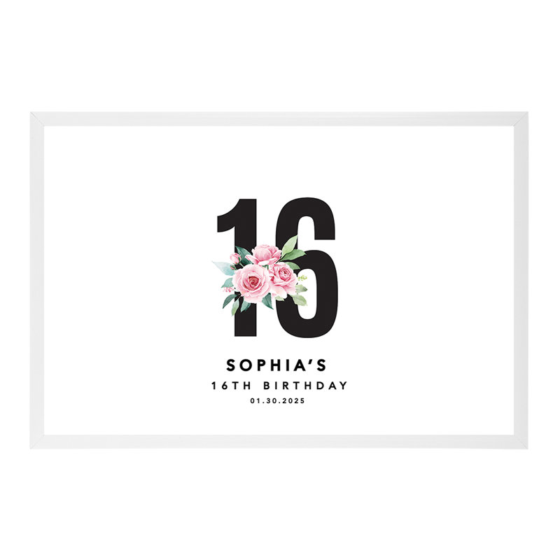 Signe d'anniversaire en papier