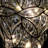 Exhart Solar Tear Shaped Glass and Metal Hanging Lantern with 15 Cool White LED Fairy Firefly String Lights, 7 x 24"-1250397617