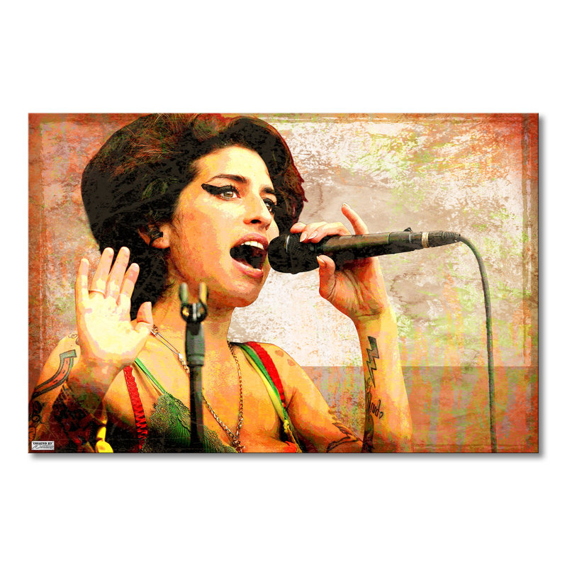 Graphic Art Print on Canvas, 80cm H x 120cm W x 2cm D