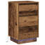 Bedside Cabinet 39 X 34.5 X 65 Cm Engineered Wood-107256187