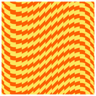 Yellow Orange Zigzag Quilted Bedspread All Sizes