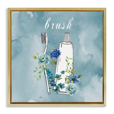 Cadre flottant floral Floral Rules, par Nan