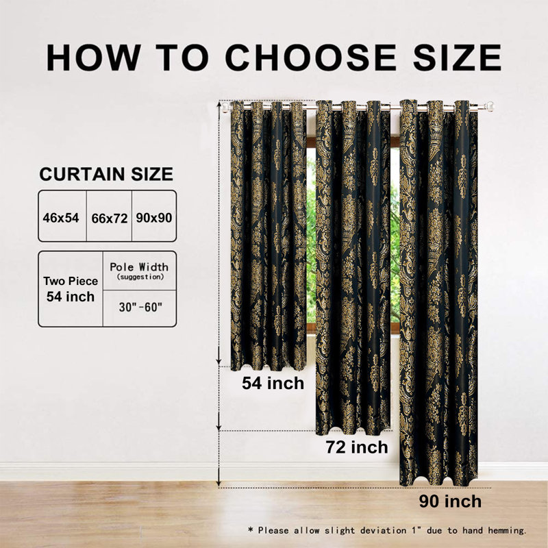 Gaunt Sheer Curtain Pair, Black, 220 x 274 cm
