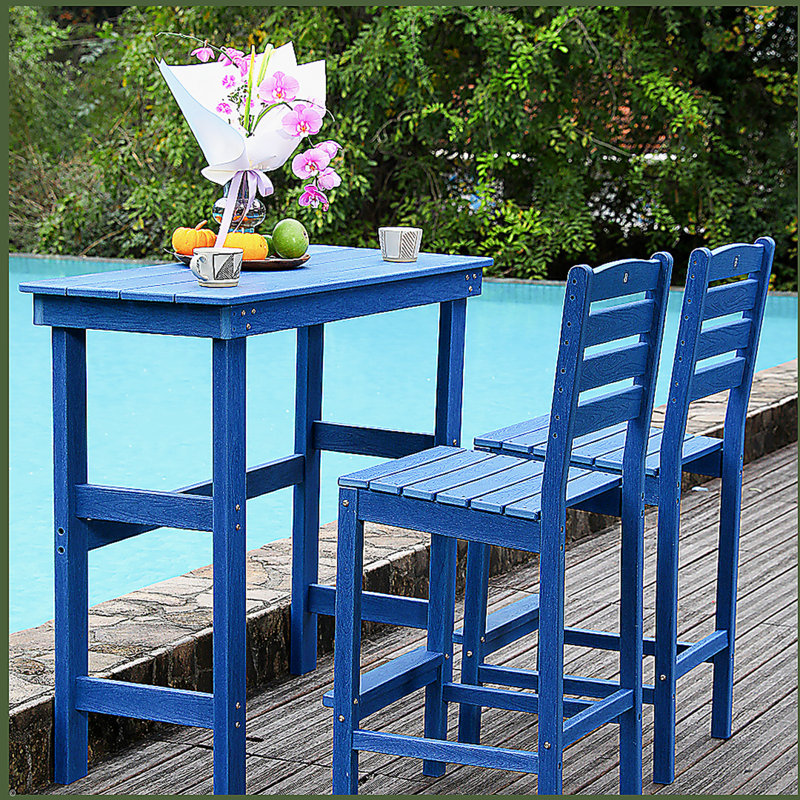 HDPE Bar stools, Set of 2
