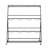 Mushkan Flower Display Stand With 12PCS Buckets, 3 Layers Metal with Wheels