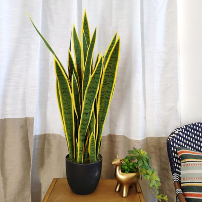 Agave artificielle 33 "H Sansevieria Snake Plant