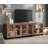 Modern TV Stand With Glass Doors For 110 Inch Tvs, 3 In 1 Entertainment Center Console With Adjustable Shelves And Metal Base For Living Room, Bedroom-453086508-453086507