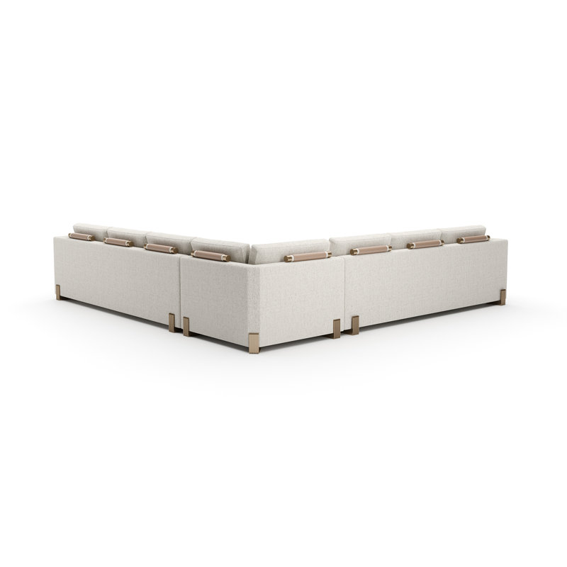 Caracole Sectional with Ottoman