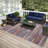 Chenille Washable Abstract Indoor / Outdoor Rug-159615654