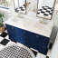 Ensemble de meuble-lavabo double 60,58 po avec plateau en pierre d'ingénierie Tarie