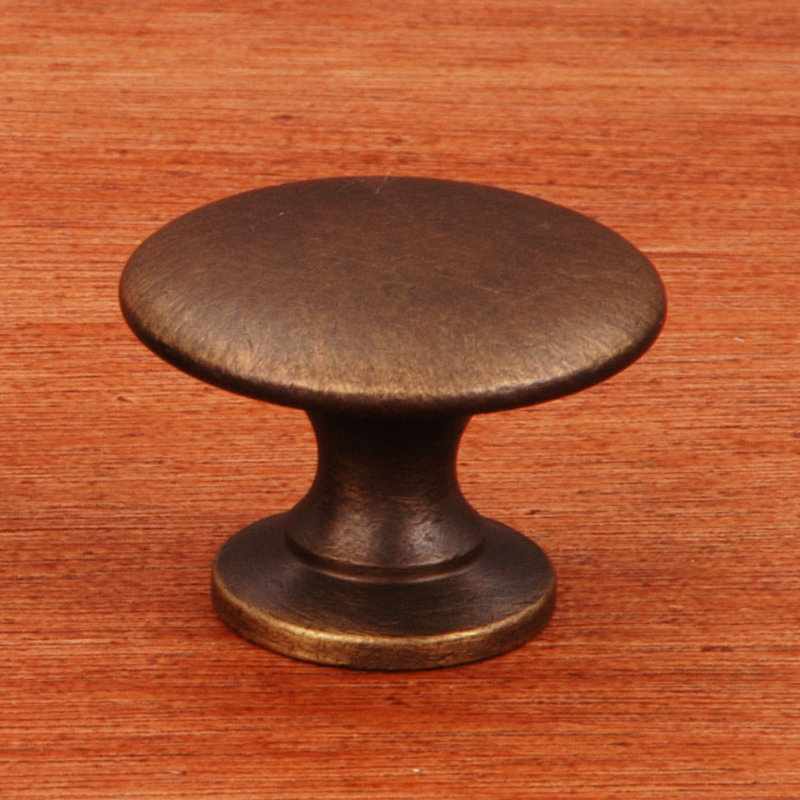 CK Series 1 1/4" Diameter Mushroom Knob, Antique English