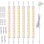 Linkable Dimmable Under Cabinet LED Lighting For Kitchen, Closet, Workbench, And Cupboard - Set Of Six 12 Inch Lights
