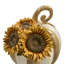 Mocha Stripe Sunflower Pumpkin
