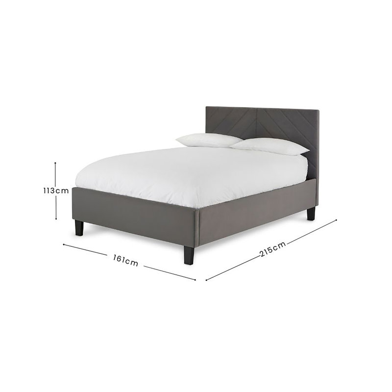 Upholstered Ottoman Bed, Kingsize (5')
