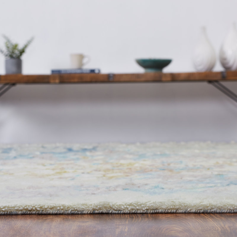 Gilbertina Wool Abstract Area Rug, Rectangle 2' x 3'