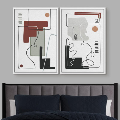 Forme Mid-Century 2 pièces