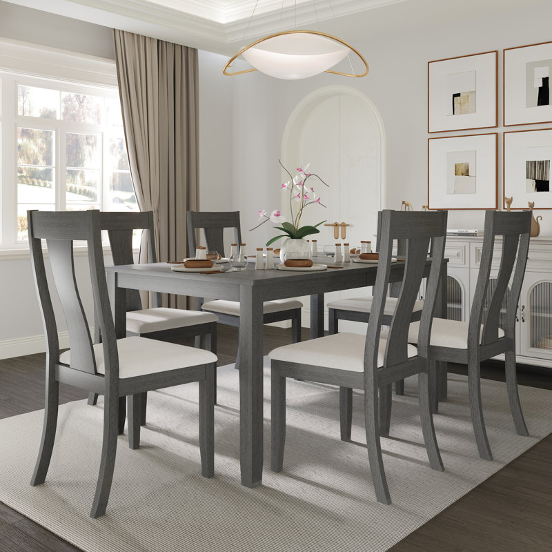 Ensemble repas 6 personnes Ocossio, Gris