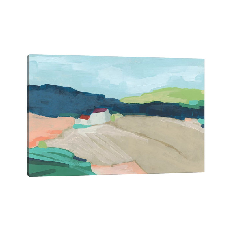 Color Vista I by June Erica Vess - Wrapped Canvas Gallery-Wrapped Canvas Giclée, 20.32 cm H x 30.48 cm W