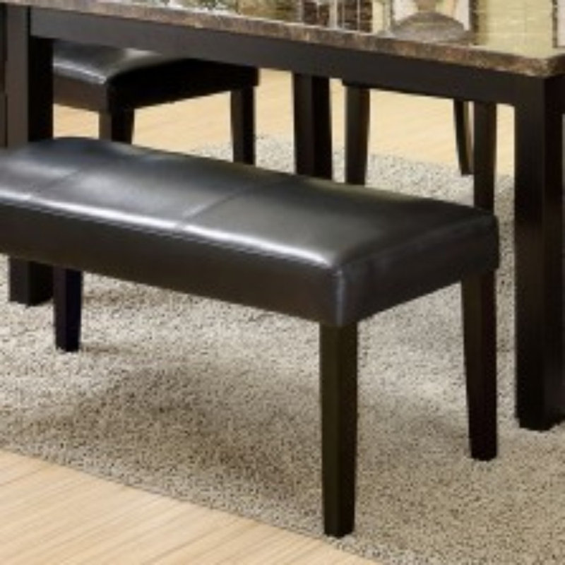 Traxler Linen Blend Upholstered Bench
