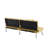 Futon Convertible Sofa Bed with Metal Legs-1297058533
