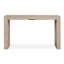 Watusi Cream Cow Hide Console Table