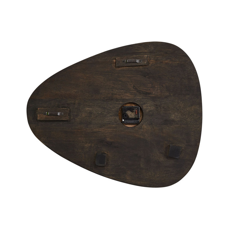 Gisbelle Solid Wood Wall Clock