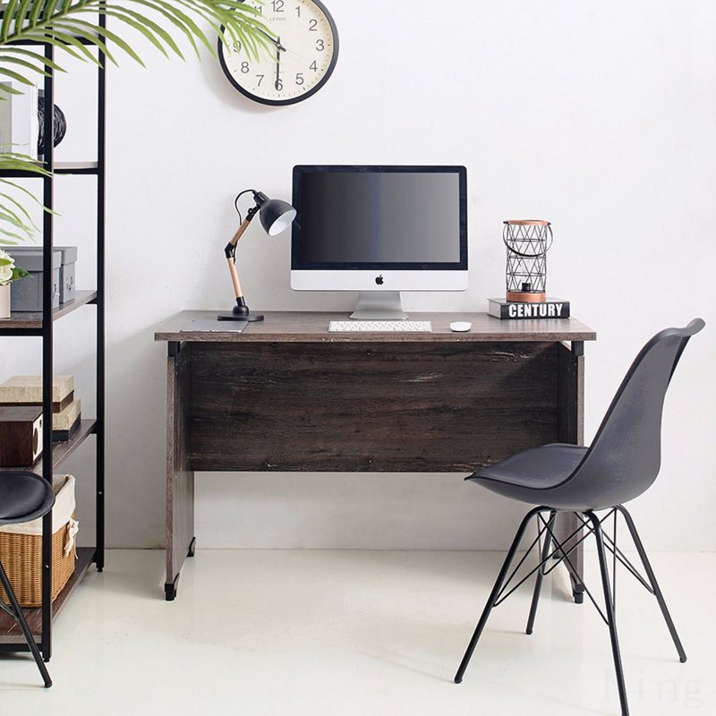 Bureau d'écriture Urban Farmhouse, bois composite gris rustique