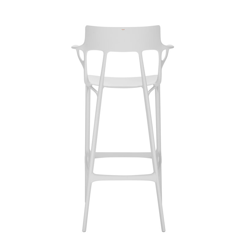 A.I. Outdoor Bar Stool, White, Bar
