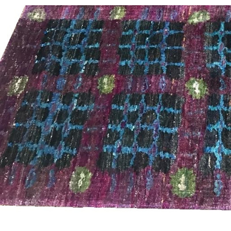 Tapis intérieur gris anthracite / baie Rumi, Rectangle 6 pi 7 po x 6 pi 9 po