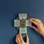 Croix murale en résine Home Blessing