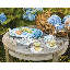 Hydrangea Coaster Set with Holder
