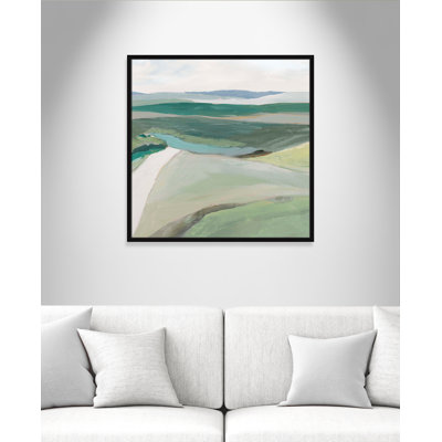 Wolfdale Fields Of Green II by - Single Picture Frame Print