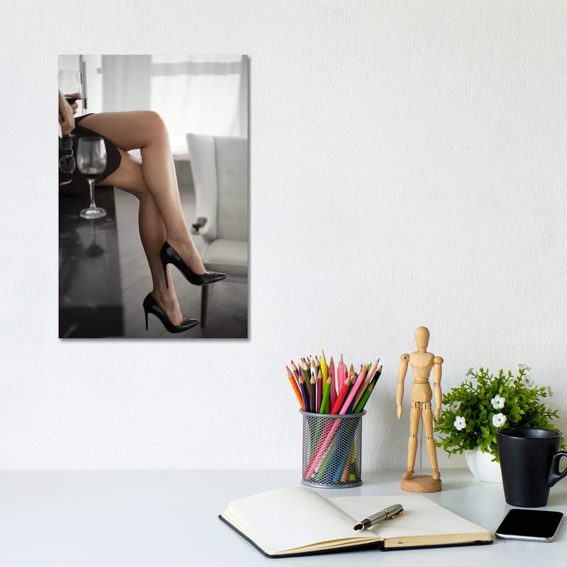Wine 1 Piece Wall Art on Canvas, 20.32 cm H x 30.48 cm W, Wrapped Canvas