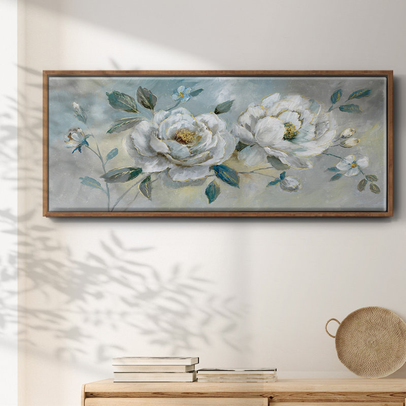 Darling Duo- Framed Canvas, 20" H x 50" W