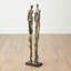 Abstract Couple Sculpture-Brass