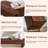 63'' Farmhouse Console Table With Drawer, Wood Sofa Table For Entryway Hallway Living Room-470024770