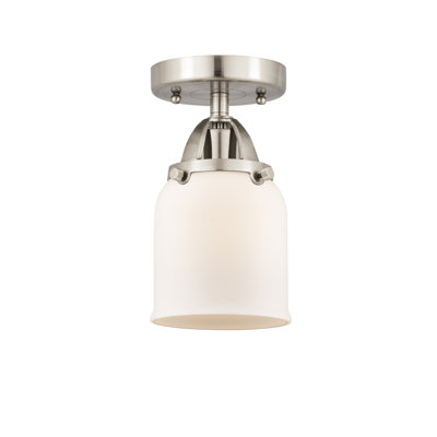 Glass Semi Flush Mount