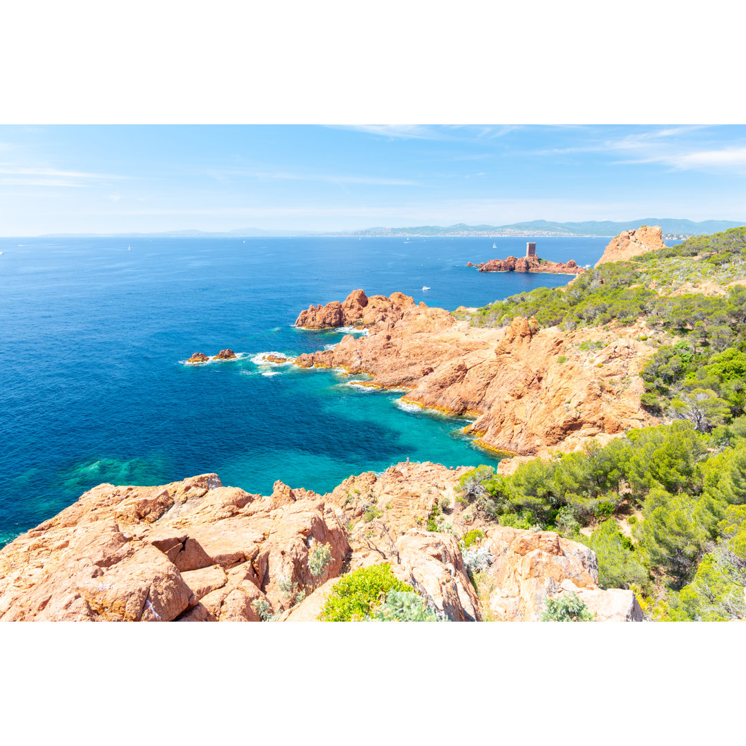 Cote D'azur by Milena Pigdanowicz-Fidera - Wrapped Canvas Print