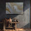 Toile en marbre, art mural fluide abstrait - impression moderne de luxe en agate, décoration en pierre élégante pour salon glamour-958907655