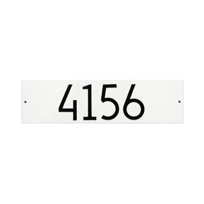 Mid-century Modern Herringbone Wall Plaque