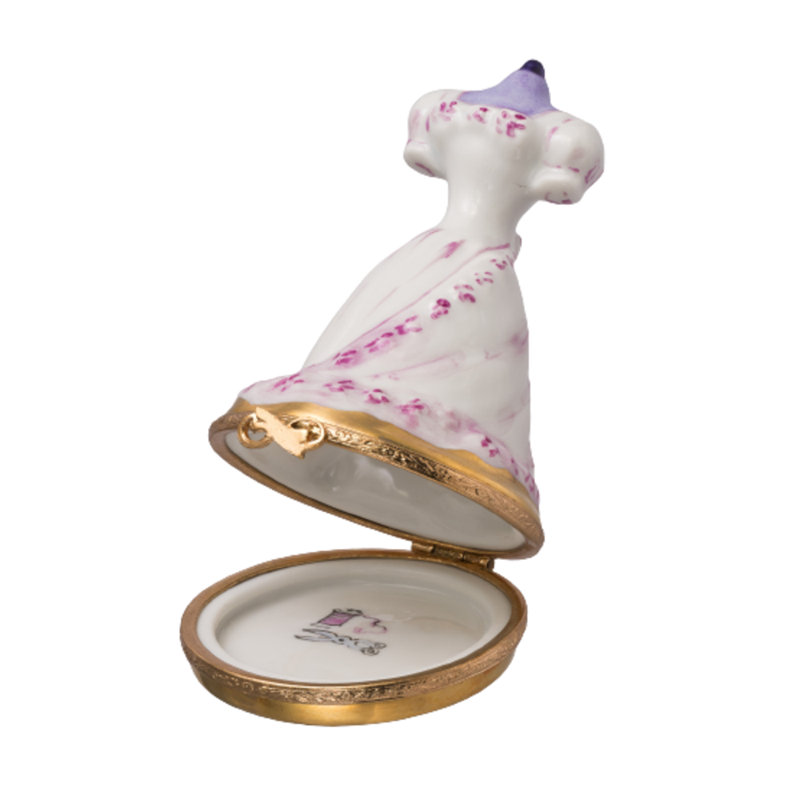 Romance Handmade Ceramic Decorative Box, Pink