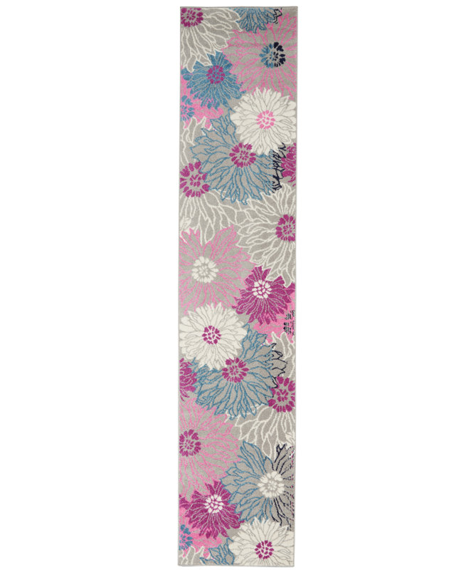 Tapis gris, Tapis de couloir 2 pi 2 po x 10 pi