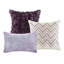 Courtepointe 6 pièces taupe avec coussins décoratifs, double / grand, courtepointe florale aquarelle, microfibre, tissu réversible à couleur unie, imprimé lavable à la machine, taupe, décoration, réversible, coussins décoratifs