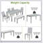 Ensemble de table de salle à manger 6 pièces en bois avec chaises rembourrées et banc, idéal pour les réunions de famille et les expériences culinaires élégantes