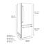 ZLINE Autograph 30 in. Black Steel Built-In Refrigerator w/ Gray Interior and Gold Helix Handles-311667567